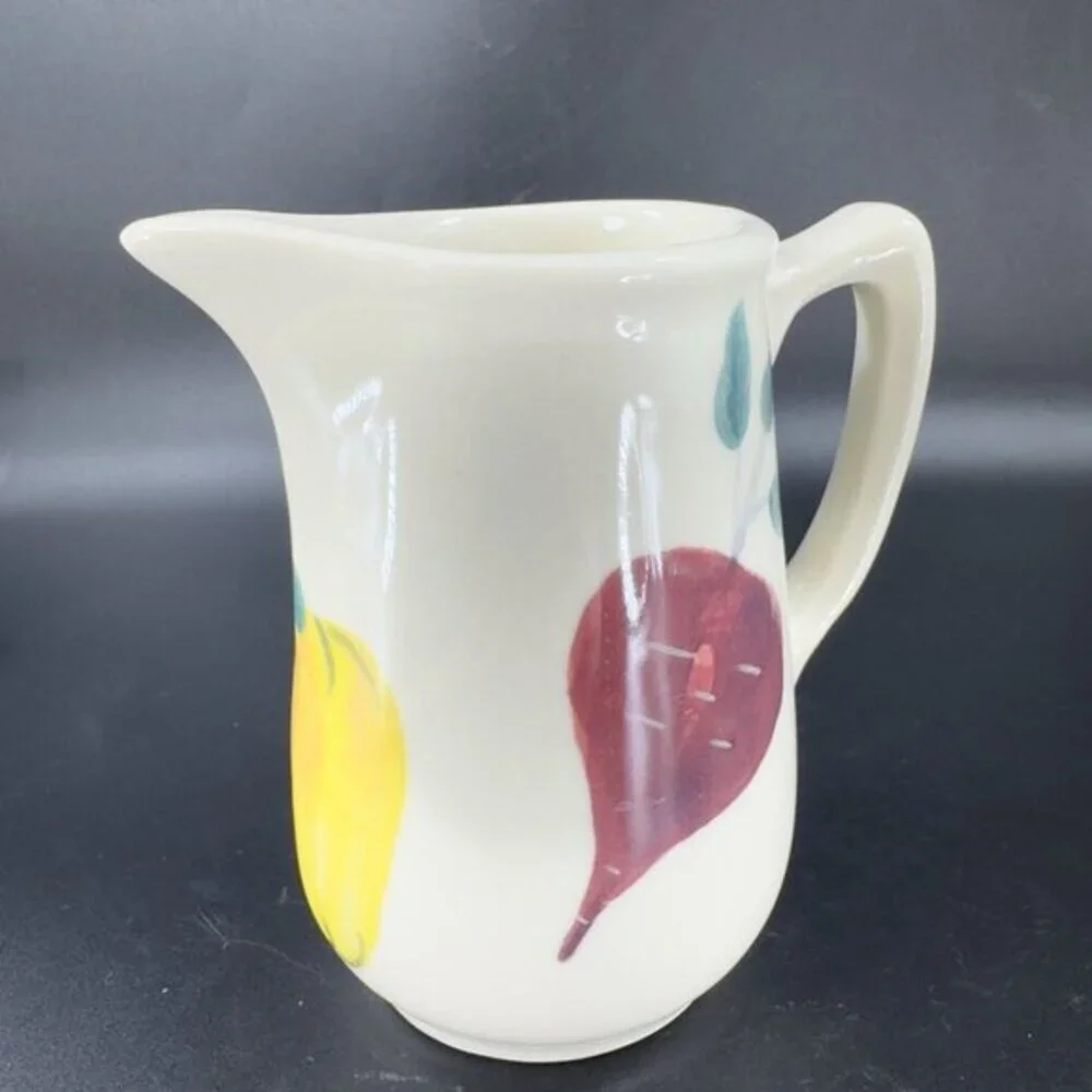 Hartstone‎ Ramekin Farmers Market Vegetables Small Pitcher Creamer 1990s Pottery